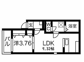 グランフェリオ  ｜ 愛知県名古屋市東区大幸2丁目（賃貸アパート1LDK・3階・32.11㎡） その2