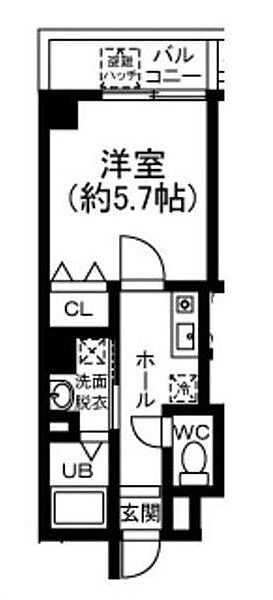 神奈川県横浜市金沢区瀬戸(賃貸マンション1K・4階・22.28㎡)の写真 その2