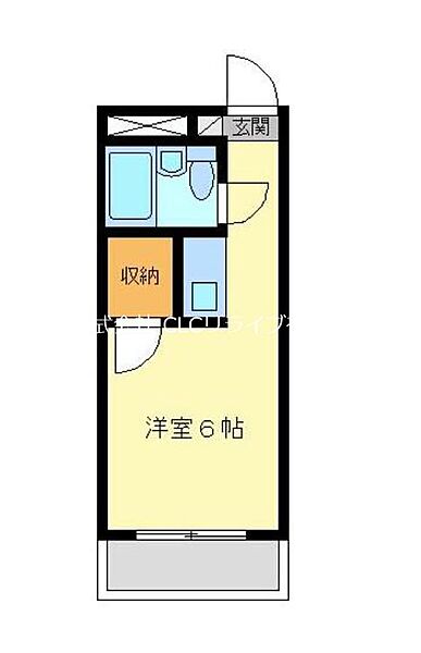 神奈川県横浜市金沢区六浦１丁目(賃貸マンション1R・4階・18.48㎡)の写真 その2