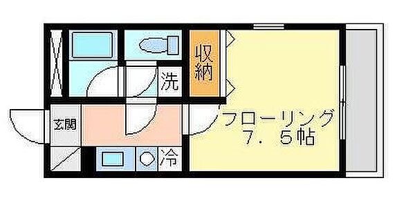 神奈川県横浜市金沢区大道２丁目(賃貸マンション1K・3階・22.68㎡)の写真 その2