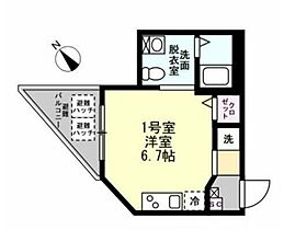 神奈川県横須賀市安浦町１丁目（賃貸アパート1R・1階・18.21㎡） その2