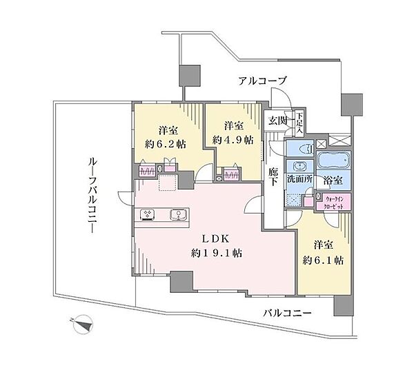 間取りを拡大表示