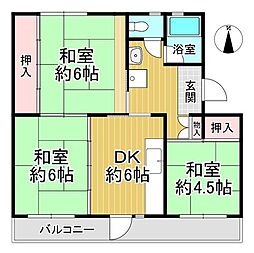 間取図画像 3DK