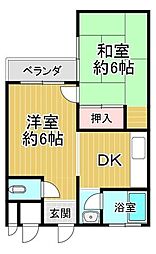 間取図画像 2DK