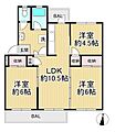 府公社香里三井団地A-78棟3階580万円