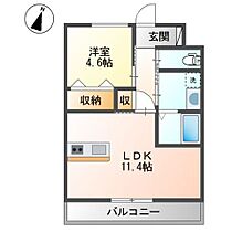 ソレイアード 103 ｜ 兵庫県加古川市平岡町土山373-1（賃貸アパート1LDK・1階・41.25㎡） その2