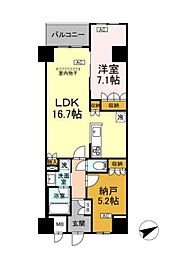 サンジョイアゼロ 1SLDKの間取図画像