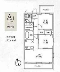 物件の間取り