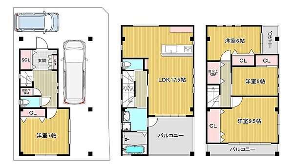 間取りを拡大表示