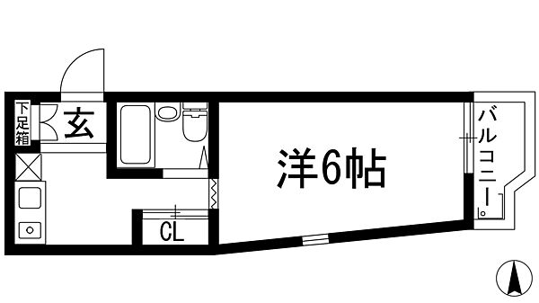 スマイルヴィラ門戸 ｜兵庫県西宮市門戸荘(賃貸マンション1K・3階・15.65㎡)の写真 その2