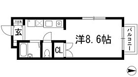 フローラ花屋敷  ｜ 兵庫県川西市花屋敷1丁目（賃貸アパート1R・2階・21.11㎡） その2