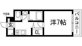 アッシュ宝塚  ｜ 兵庫県宝塚市山本中2丁目（賃貸マンション1K・1階・24.00㎡） その2