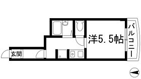 アドミール宝塚  ｜ 兵庫県宝塚市宮の町（賃貸マンション1K・3階・18.50㎡） その2