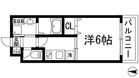 A.Graish宝塚　エーグレイッシュタカラヅカ  ｜ 兵庫県宝塚市川面3丁目（賃貸マンション1K・1階・26.00㎡） その2