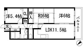 JP伊丹レジデンス  ｜ 兵庫県伊丹市中野東2丁目（賃貸マンション3LDK・4階・66.25㎡） その2