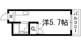 グレース桜井  ｜ 大阪府箕面市半町2丁目（賃貸マンション1R・2階・20.00㎡） その2