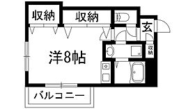 メゾンパーシモン  ｜ 兵庫県川西市寺畑1丁目（賃貸マンション1K・2階・24.91㎡） その2