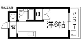 シンコーヴィラ  ｜ 兵庫県西宮市甲東園2丁目（賃貸マンション1R・2階・16.80㎡） その2