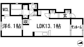 ジオウエスト  ｜ 大阪府池田市石橋4丁目（賃貸アパート1LDK・1階・51.74㎡） その2