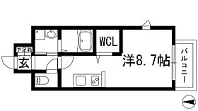 ONLYONE川西中央1  ｜ 兵庫県川西市中央町（賃貸マンション1R・8階・25.12㎡） その2