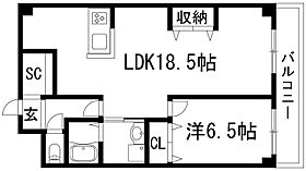 プチメゾンクダマ  ｜ 兵庫県伊丹市寺本5丁目（賃貸マンション1LDK・2階・59.50㎡） その2