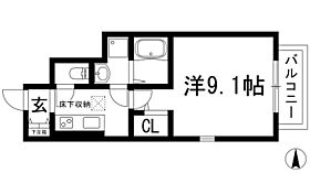 メゾンドトゥール久代  ｜ 兵庫県川西市久代2丁目（賃貸アパート1K・1階・28.34㎡） その2