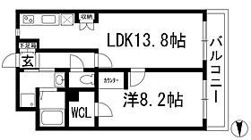 CLAIR美園  ｜ 兵庫県川西市美園町（賃貸マンション1LDK・3階・51.30㎡） その2