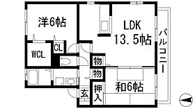 シェーンハイムＣ棟  ｜ 兵庫県川西市東畦野4丁目（賃貸アパート2LDK・1階・61.82㎡） その2