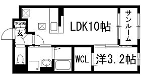 クリスタルヒルズ  ｜ 兵庫県伊丹市瑞原3丁目（賃貸アパート1LDK・1階・36.79㎡） その2