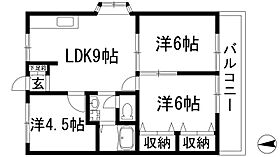 エステートピアスターハイツＡ棟  ｜ 兵庫県宝塚市安倉中1丁目（賃貸アパート3LDK・2階・50.00㎡） その2