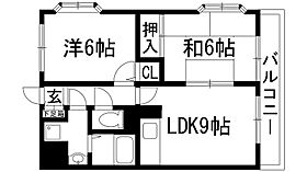 コーポサラーム  ｜ 兵庫県川西市萩原2丁目（賃貸マンション2LDK・2階・48.60㎡） その2