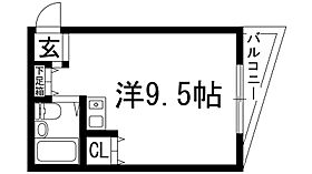 上中マンション  ｜ 兵庫県川西市美園町（賃貸マンション1R・2階・14.45㎡） その2