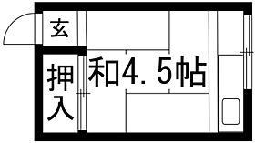 多田ビル  ｜ 兵庫県川西市寺畑1丁目（賃貸マンション1R・3階・11.86㎡） その2