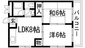 TOHOマンション第2  ｜ 兵庫県宝塚市三笠町（賃貸マンション2LDK・3階・41.85㎡） その2