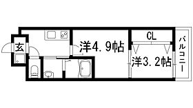 AII上ヶ原関学前  ｜ 兵庫県西宮市上ケ原三番町（賃貸マンション2K・2階・25.52㎡） その2