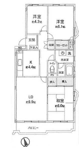 間取りを拡大表示