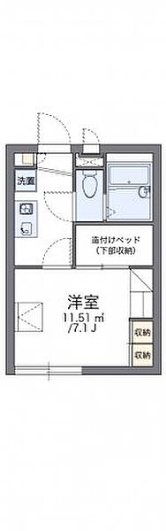 レオパレス美住ハイム 102｜神奈川県茅ヶ崎市美住町(賃貸アパート1K・1階・19.87㎡)の写真 その2