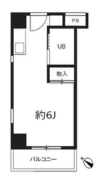 セントラル本厚木 0601｜神奈川県厚木市元町(賃貸マンション1R・6階・18.29㎡)の写真 その2