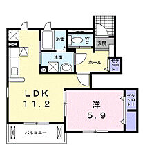 サニーメゾンＫII 102 ｜ 神奈川県小田原市飯田岡323-1（賃貸アパート1LDK・1階・43.66㎡） その2