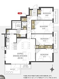 間取図画像 4LDK