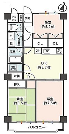 ※間取り図と現況が異なる場合には、現況を優先とさせていただきます。
