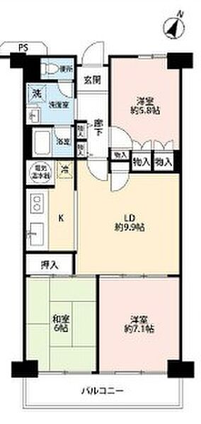 間取りを拡大表示