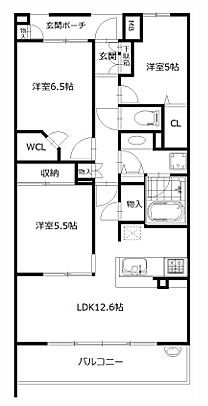 間取りを拡大表示