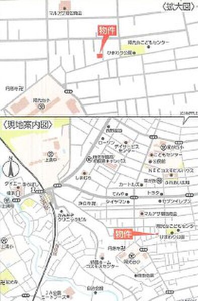 地図を拡大表示