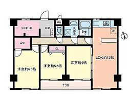 セントレー南町田 3LDKの間取図画像