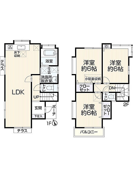 間取りを拡大表示
