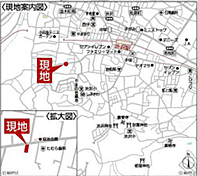 地図を拡大表示