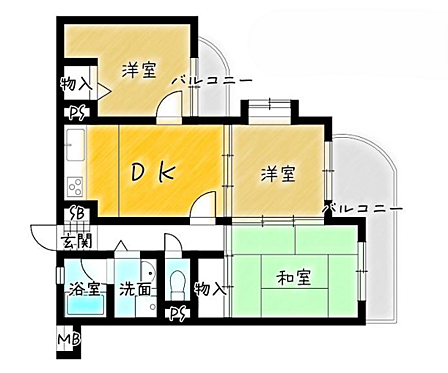 ※間取り図と現況が異なる場合には、現況を優先とさせていただきます。