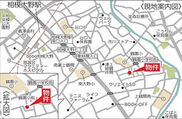 地図を拡大表示
