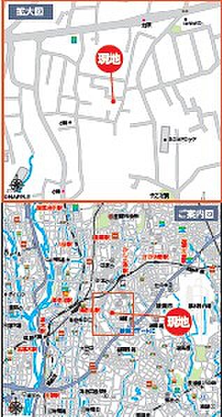 地図を拡大表示